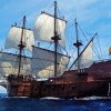 Gallion Ship paint by number