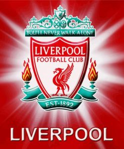 Liverpool Football Emblem FC Logo paint by number