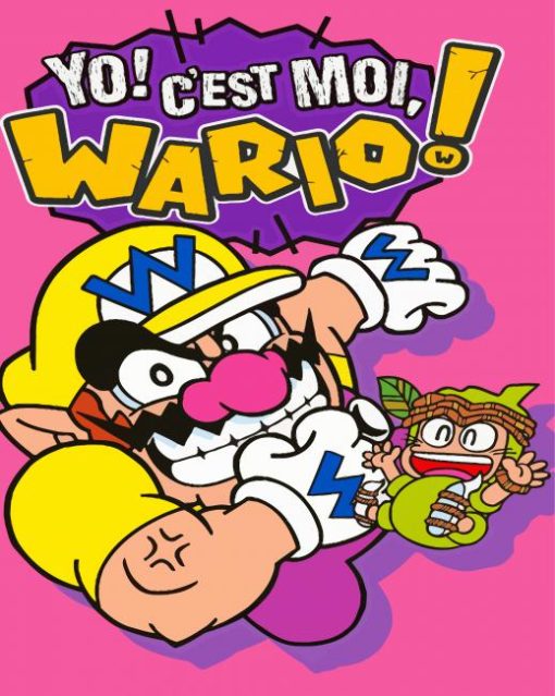 Nintendos Mario Wario paint by number