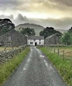 Old Farm House paint by number