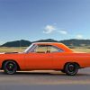 Orange 69 Roadrunner Car Paint by number