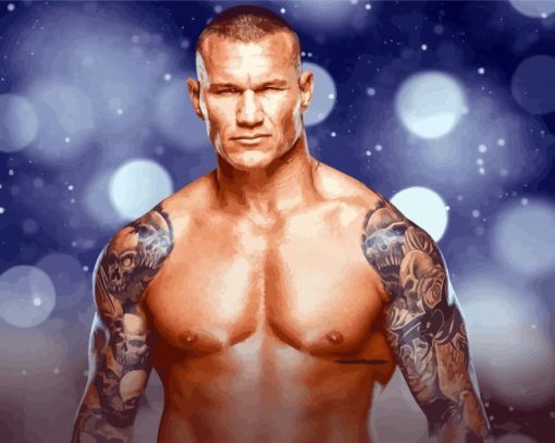 Randy Orton paint by number