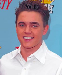 The Actor Jesse McCartney paint by number