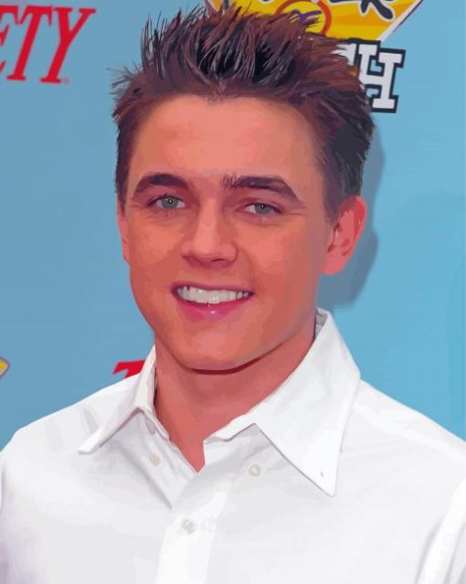 The Actor Jesse McCartney paint by number