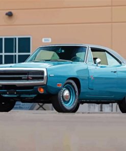 1970 Dodge Charger paint by number