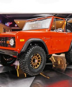 1977 Bronco Four Wheel Drive Paint by number