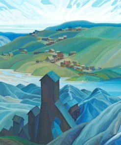 A Northern Silver Mine By Franklin Carmichael paint by number