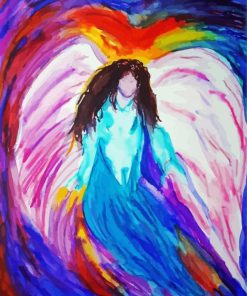 Abstract Angel paint by number