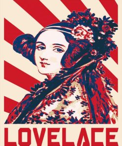 Ada Lovelace Poster paint by number