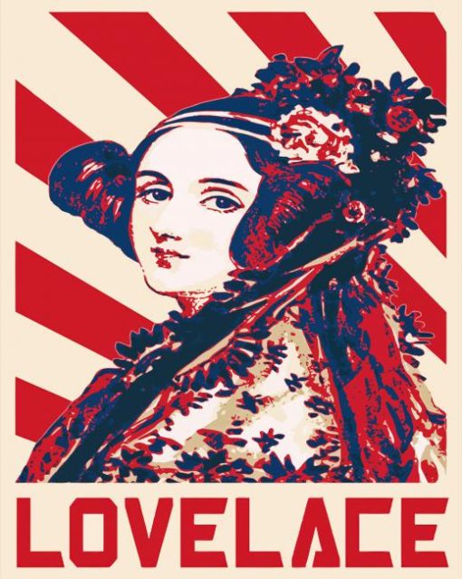 Ada Lovelace Poster paint by number