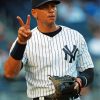 Alex Rodriguez Baseball Shortstop paint by number