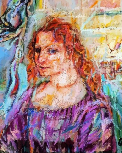 Alma Mahler By Oskar Kokoschka paint by number