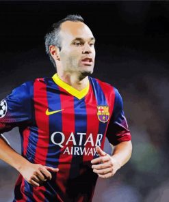 Andres Iniesta Paint by number