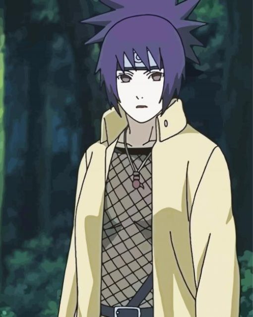 Anko Mitarashi Naruto Character paint by number