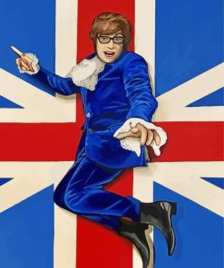 Austin Powers paint by number