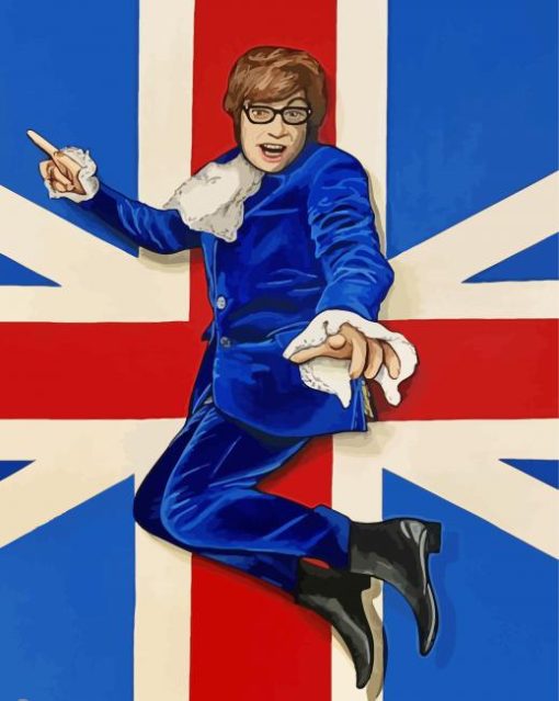 Austin Powers paint by number