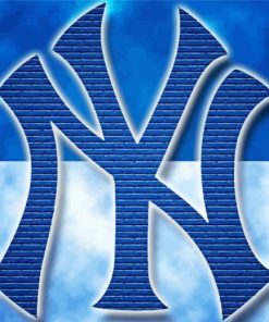 Baseball New York Yankees Emblem paint by number