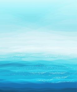 Blue Ocean Abstract paint by number