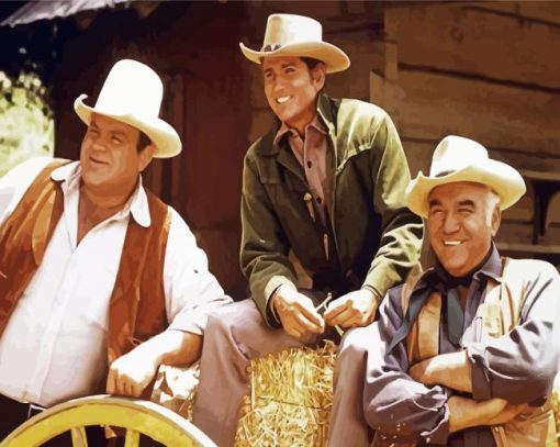 Bonanza Actors paint by number