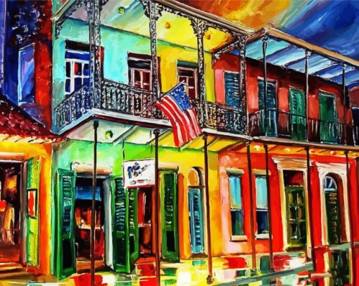 Bourbon Street paint by number