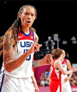 Brittney Griner paint by number