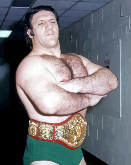 Bruno Sammartino Wrestler paint by number