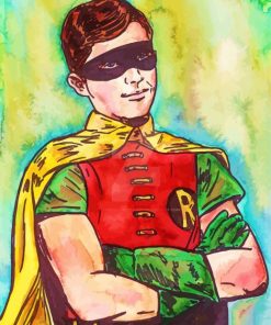 Burt Ward paint by number