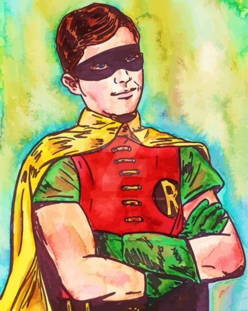 Burt Ward paint by number