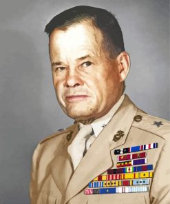 Chesty Puller paint by number