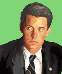 Dale Cooper Art Illustration paint by number