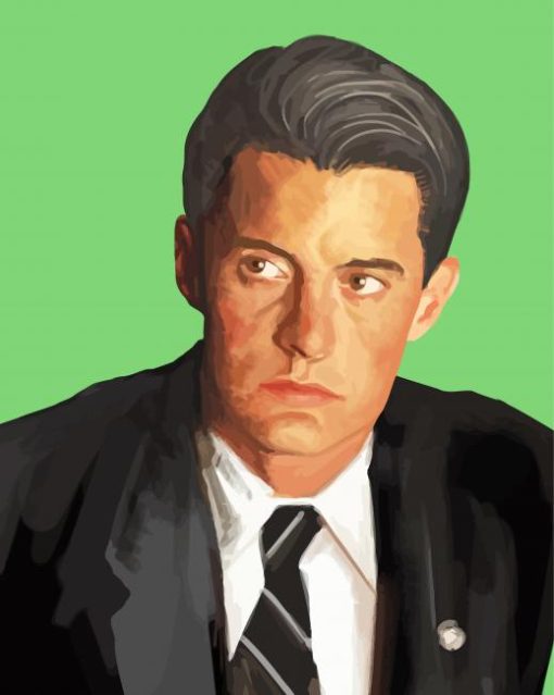 Dale Cooper Art Illustration paint by number