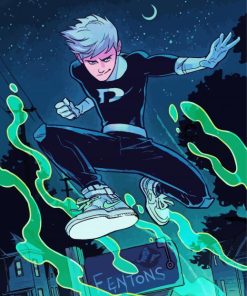 Danny Phantom Hero paint by number