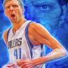 Dirk Werner Nowitzki Player paint by number