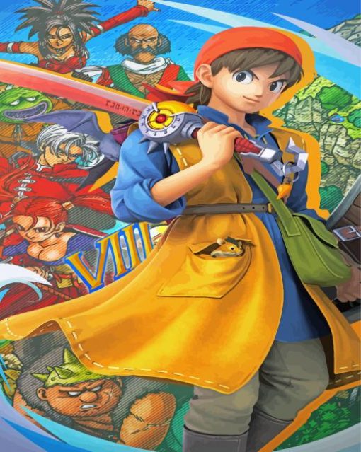 Dragon Quest Characters paint by number