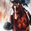 Dressage Horse Art paint by number