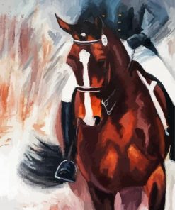 Dressage Horse Art paint by number