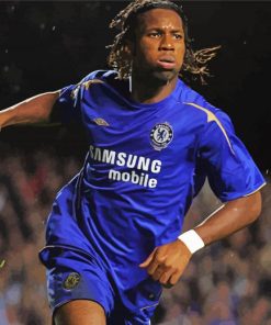 Drogba Footballer Paint by number