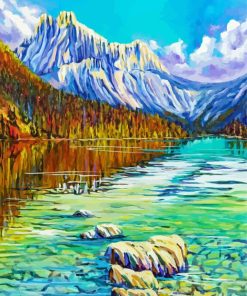 Emerald Lake Art paint by number