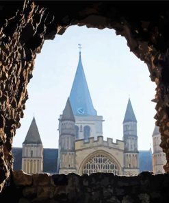 England Rochester Cathedral paint by number