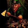 Evil Leprechaun Horror Movie paint by number