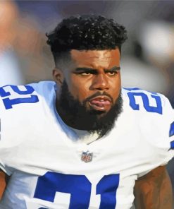 Ezekiel Elliott paint by number