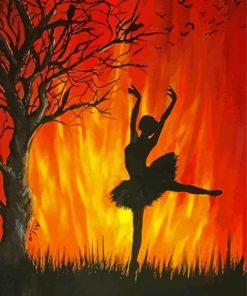 Fire Ballet Paint by number