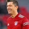 Football Player Robert Lewandowski paint by number