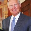 Former Basketballer Jerry West paint by number