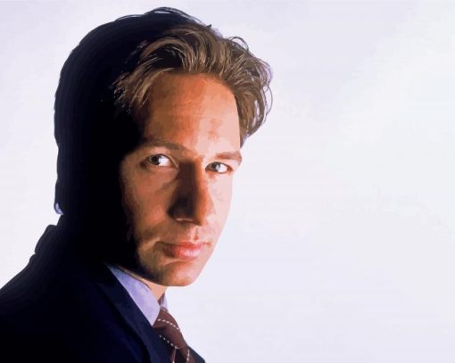 Fox Mulder paint by number