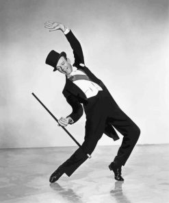 Fred Astaire Dancing Paint by number