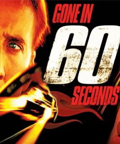 Gone In 60 Seconds Poster Paint by number