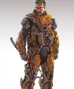 Half Life Character Art paint by number