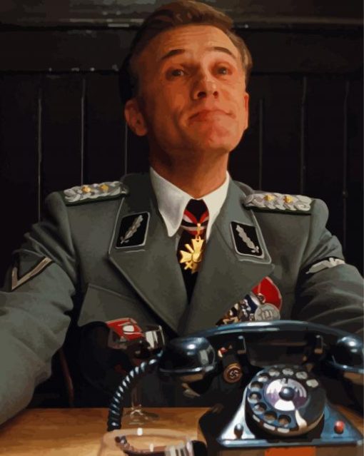 Hans Landa Inglourious Basterds paint by number