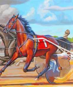 Harness Racing paint by number